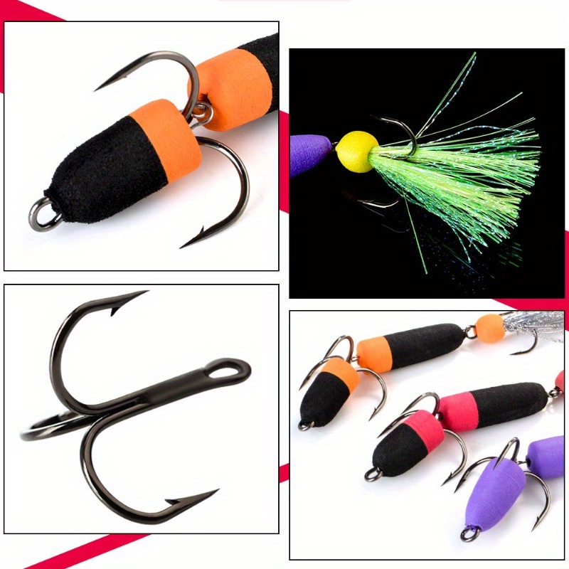 Fishing Boat Anchor - Fishhooks Floating Lure 3X Treble Hooks
