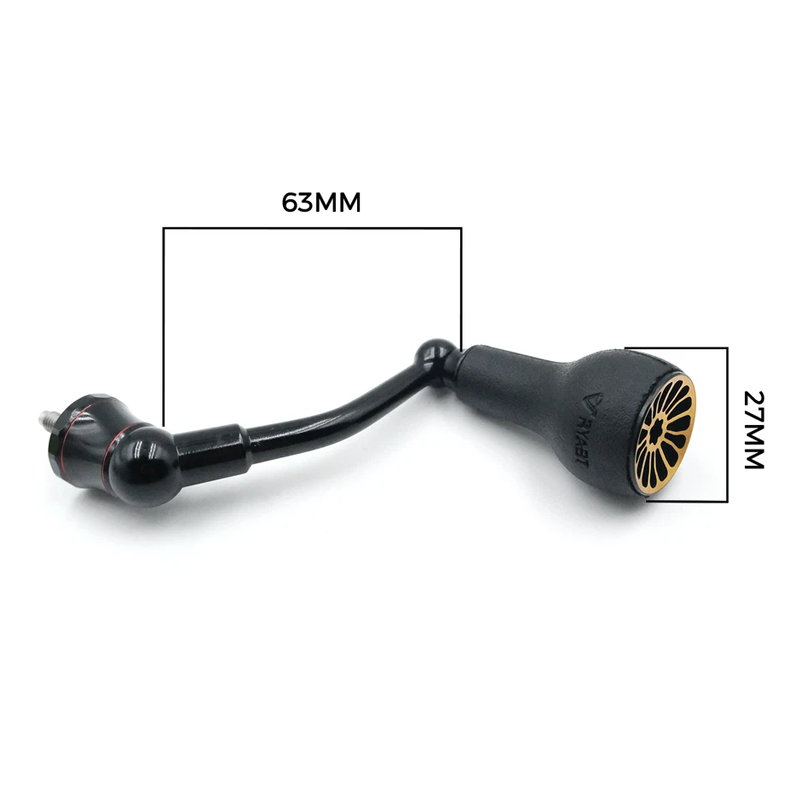 Daiwa Reel Fuego - 63mm Spinning Handle with TPE Black