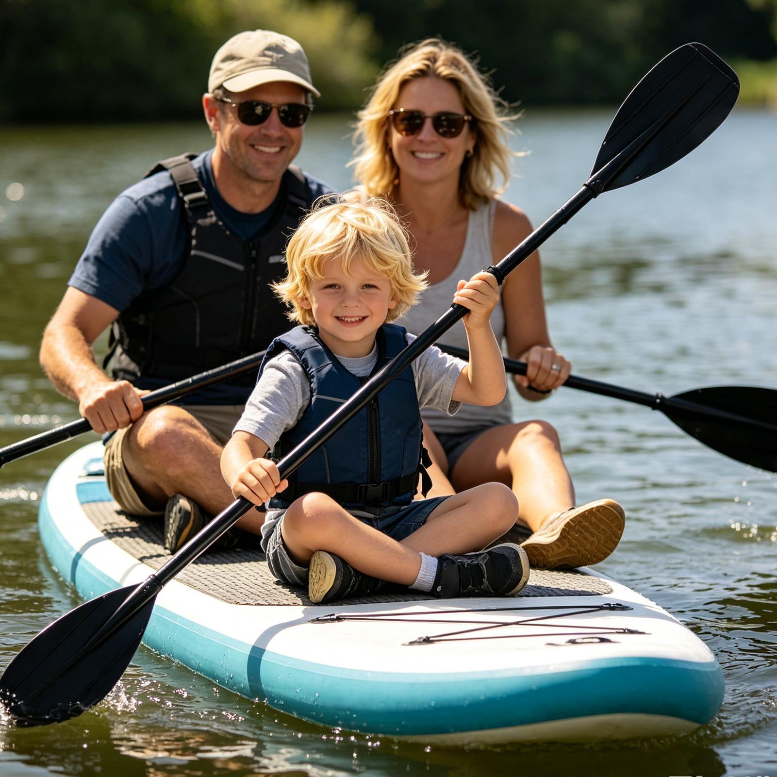 Carbon Fiber Paddle 2 Section  - Fishing Boat Paddle ulasan dan harga