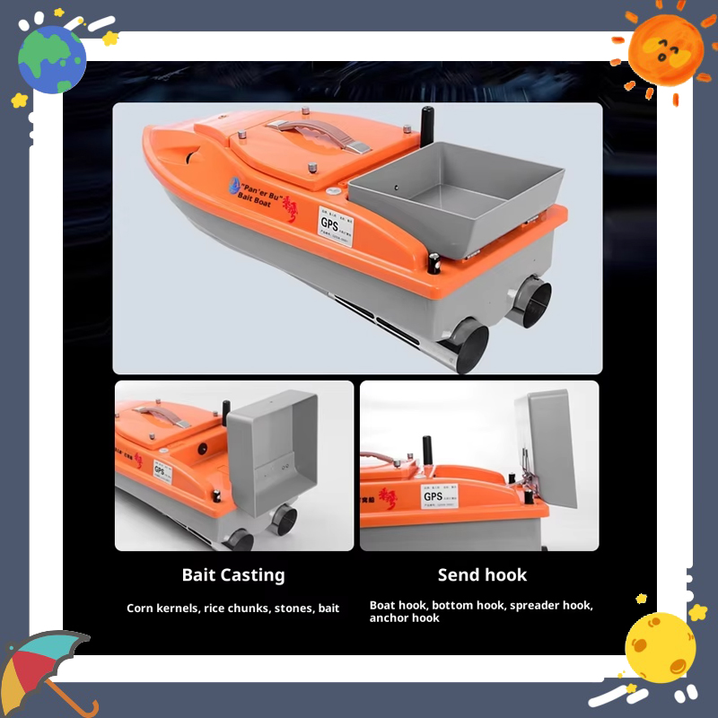 New Fish Riding The Wind Remot - Fishing Boat Gps ulasan dan harga