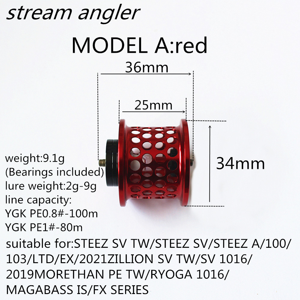 Shallow Spool Retrofit Parts A - Abu Garcia Reel Max ulasan dan harga