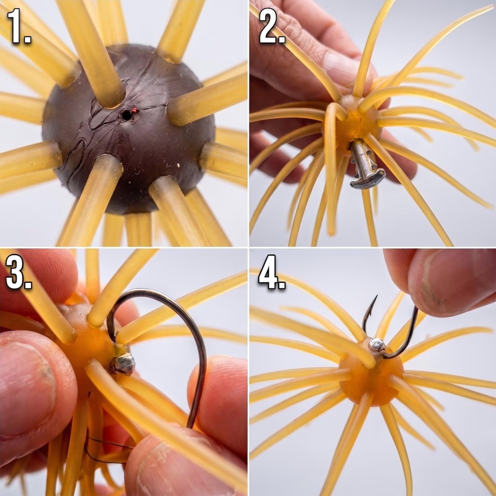 5pcs Sea Urchin Bait Weights w - Fishing Boat Anchor ulasan dan harga