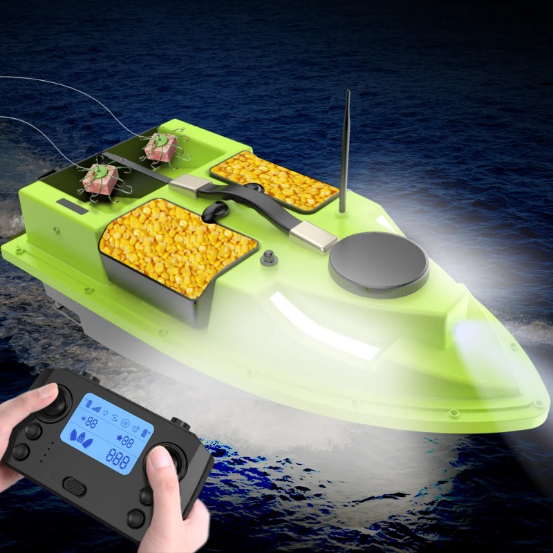 D19 GPS RC Bait Boat 600M 4 Ho - Fishing Boat Gps ulasan dan harga