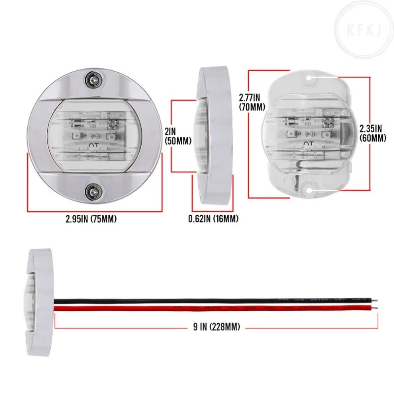 For Yacht Fishing Vessel 12V/2 - Fishing Boat Navigation Light ulasan dan harga