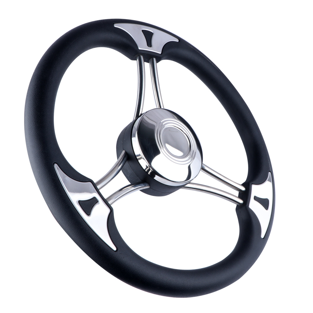 ANDYMARINE 13.5 Inch Stainless - Fishing Boat Steering Wheel ulasan dan harga