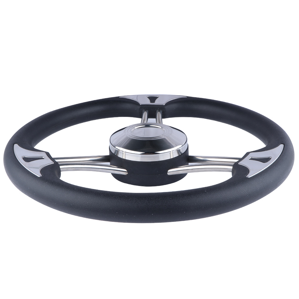ANDYMARINE 13.5 Inch Stainless - Fishing Boat Steering Wheel ulasan dan harga